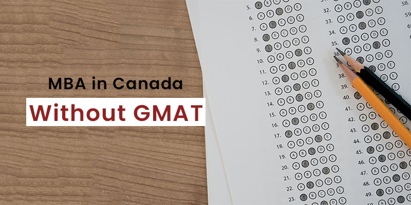 mba in canada without gmat