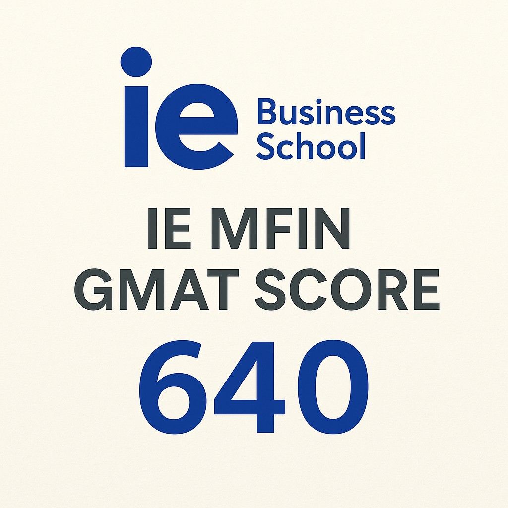 Average IE MFin GMAT Score
