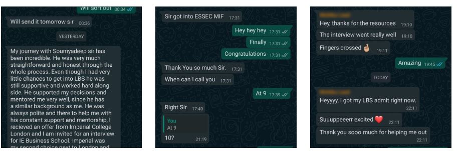 feedback of clients